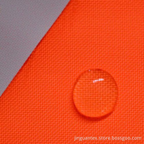 EN20471 polyester oxford fluorescent water repellent fabric,pu coated,5000/5000mm